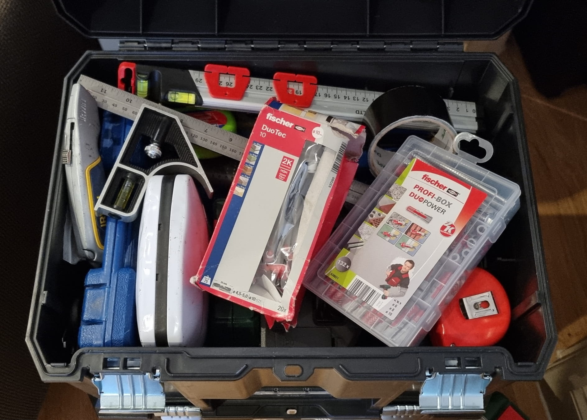 Fischer Fittings in a toolbox