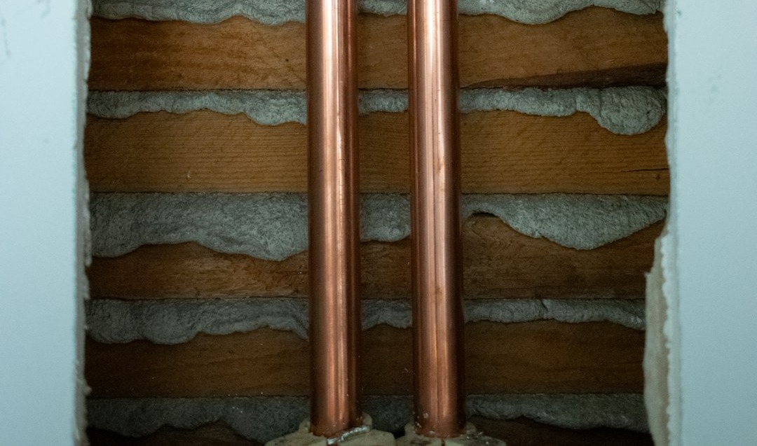 Hidden water pipes