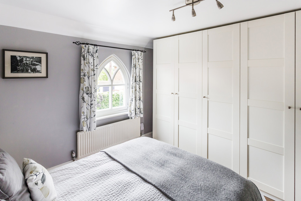 Flat-pack furniture under construction