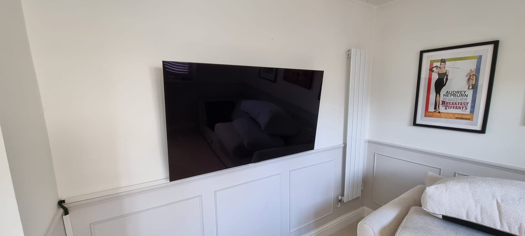 Wall mounted OLED TV