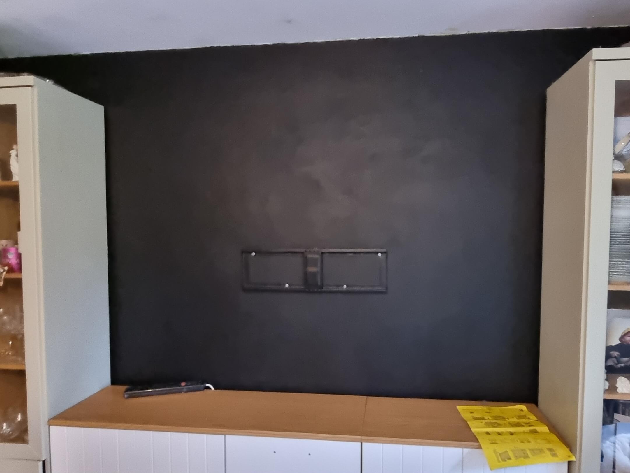 A modern flat screen TV mount