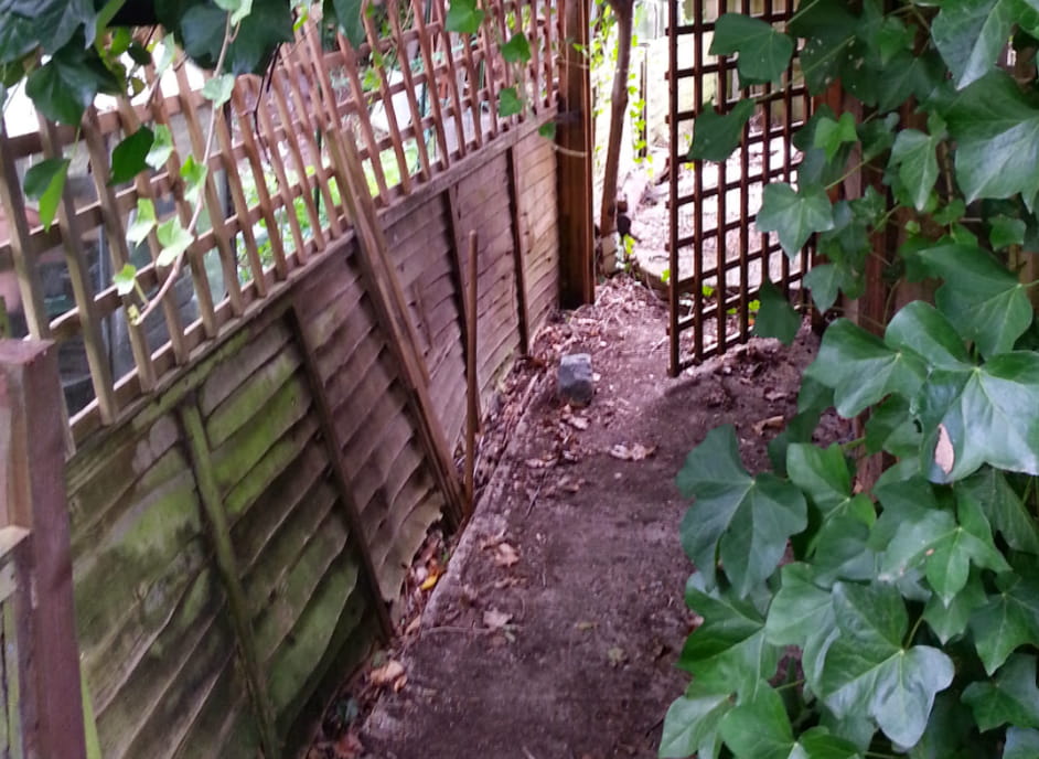 A fence in need of repair