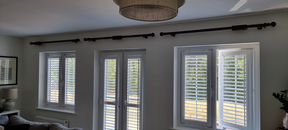 After curtain rail installation
