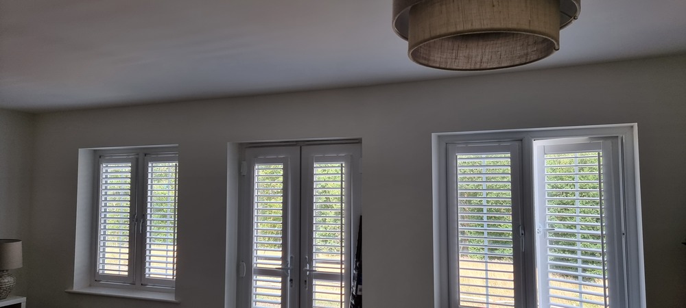 Before curtain rail installation